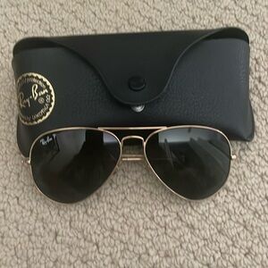 Rayban polarized aviators
